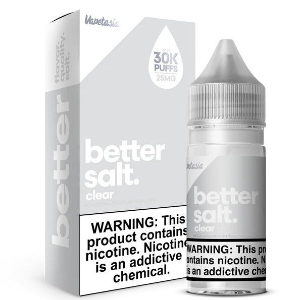 Better Salt Clear 30ML Nic Salt