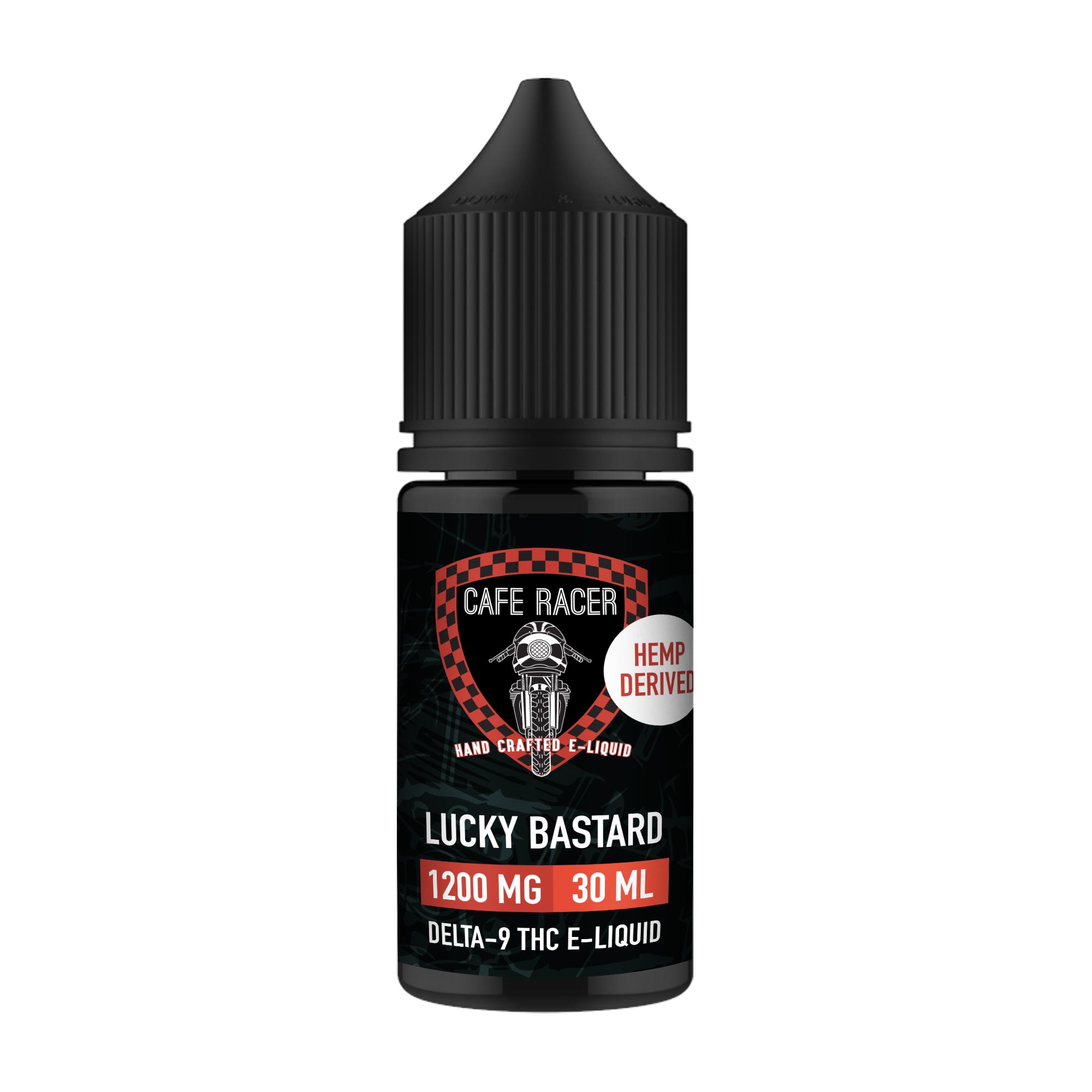 Lucky Bastard Delta9 THC ELIQUID Cafe Racer Craft ELiquid