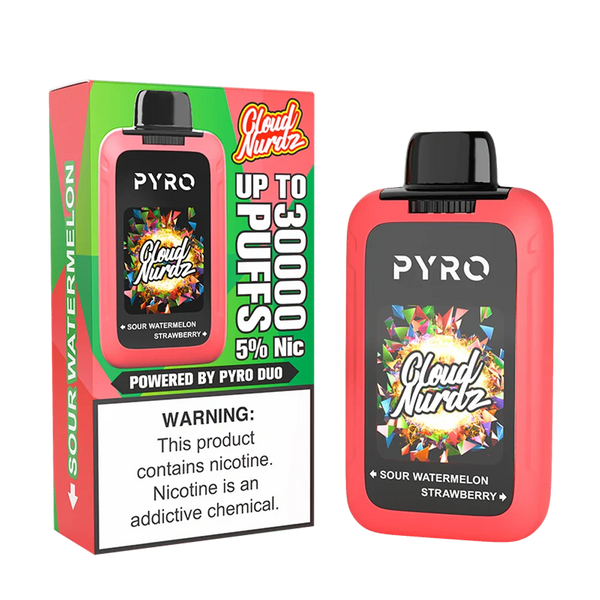 Pyro Duo x Cloud Nurdz 30K Disposable Vape