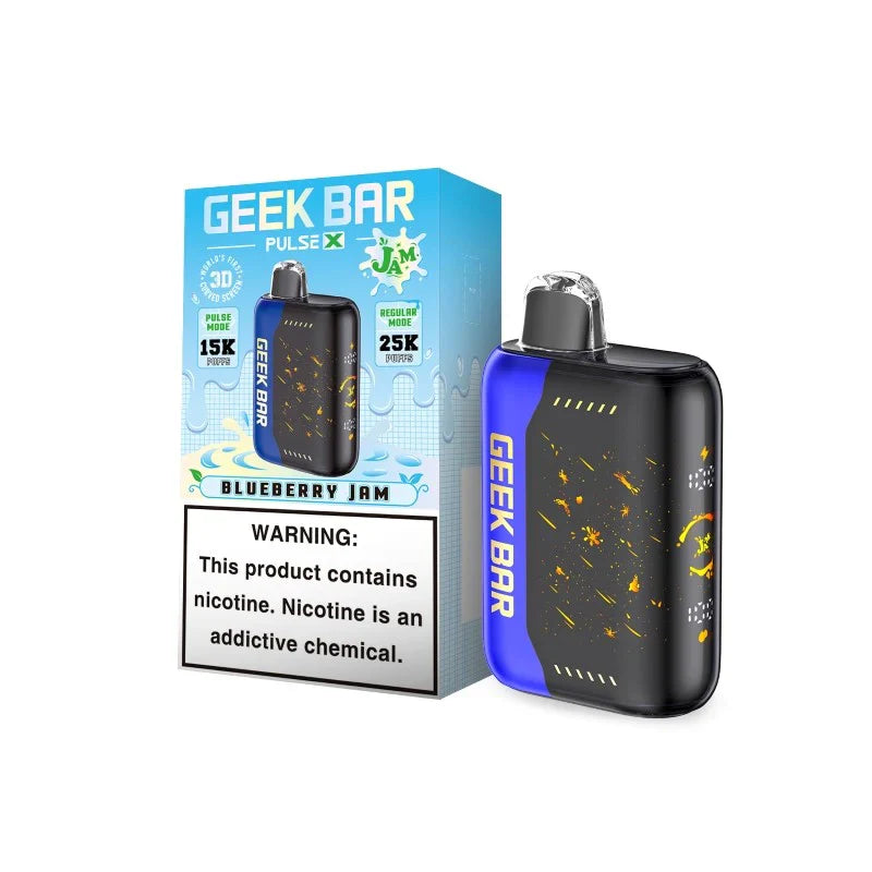 Geek Bar Pulse X 25K Jam Edition Disposable Vape - Cafe Racer Craft E-Liquid Geek Bar Pulse X 25K Jam Edition Disposable Vape - Cafe Racer Craft E-Liquid