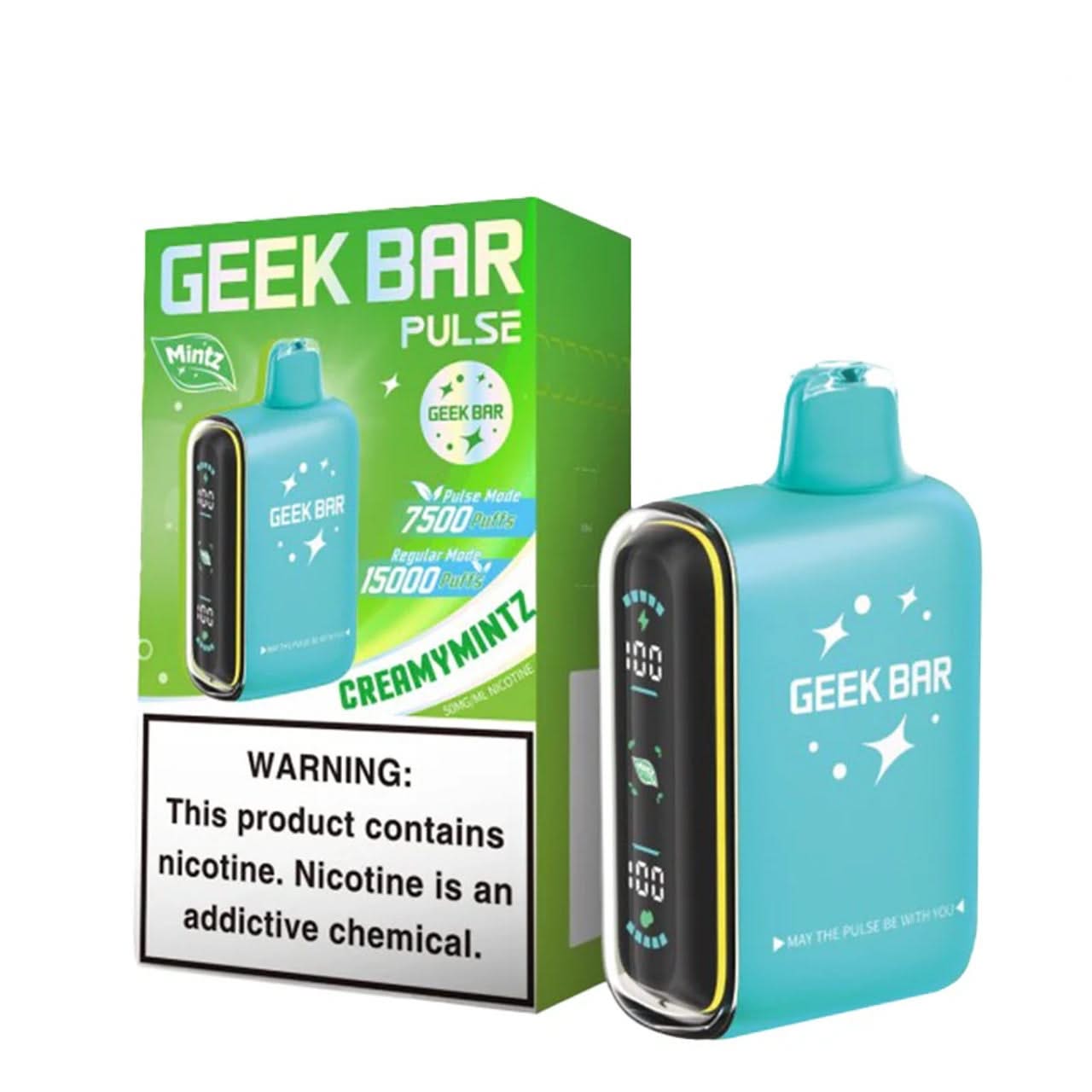 Geek Bar Pulse 15k Mintz Edition Disposable Vape - Cafe Racer Craft E-Liquid Geek Bar Pulse 15k Mintz Edition Disposable Vape - Cafe Racer Craft E-Liquid