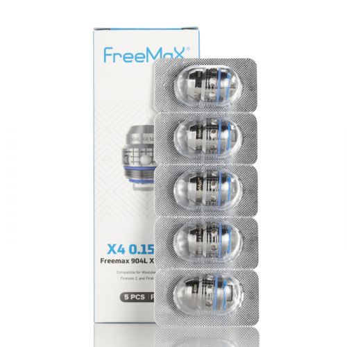 Freemax Maxluke 904L X Coils - X4 0.15ohm Quad Mesh