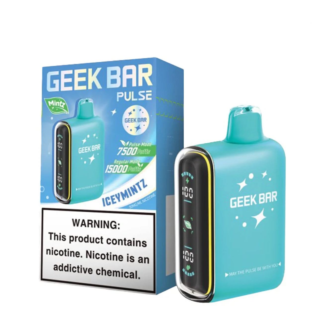 Geek Bar Pulse 15k Mintz Edition Disposable Vape - Cafe Racer Craft E-Liquid Geek Bar Pulse 15k Mintz Edition Disposable Vape - Cafe Racer Craft E-Liquid