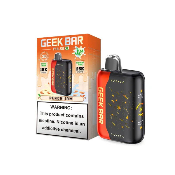 Geek Bar Pulse X 25K Jam Edition Disposable Vape - Cafe Racer Craft E-Liquid Geek Bar Pulse X 25K Jam Edition Disposable Vape - Cafe Racer Craft E-Liquid