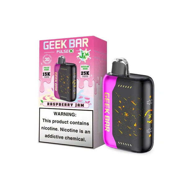 Geek Bar Pulse X 25K Jam Edition Disposable Vape - Cafe Racer Craft E-Liquid Geek Bar Pulse X 25K Jam Edition Disposable Vape - Cafe Racer Craft E-Liquid