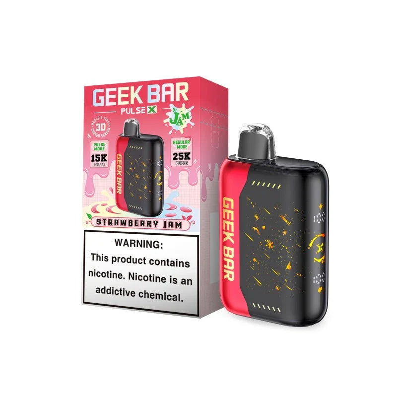 Geek Bar Pulse X 25K Jam Edition Disposable Vape - Cafe Racer Craft E-Liquid Geek Bar Pulse X 25K Jam Edition Disposable Vape - Cafe Racer Craft E-Liquid
